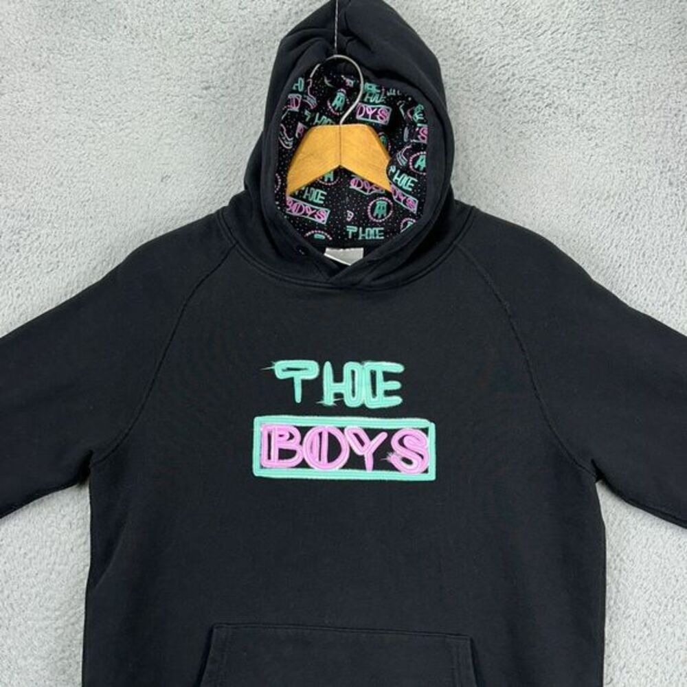 Barstool Sports The Boys Hoodie Sweatshirt Adult Small Black Pullover Casual Men